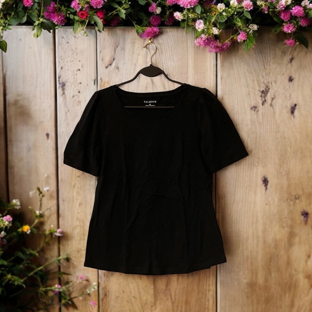 Talbots Black T-Shirt